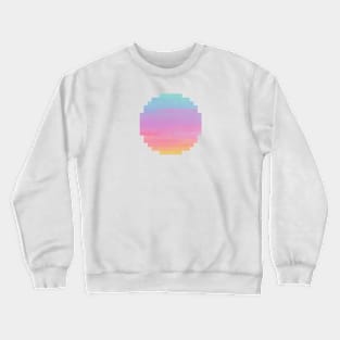 Pastel Rainbow Aesthetic Circle Crewneck Sweatshirt